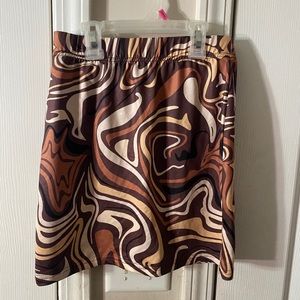 Shein Print mini skirt